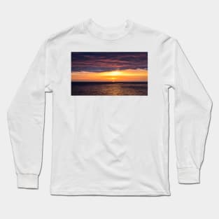 Sunset over Baltic sea Long Sleeve T-Shirt